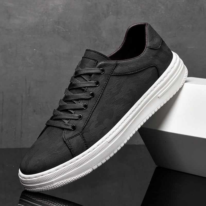 Ludvig | Sneakers Herr med äkta läder och gummisula