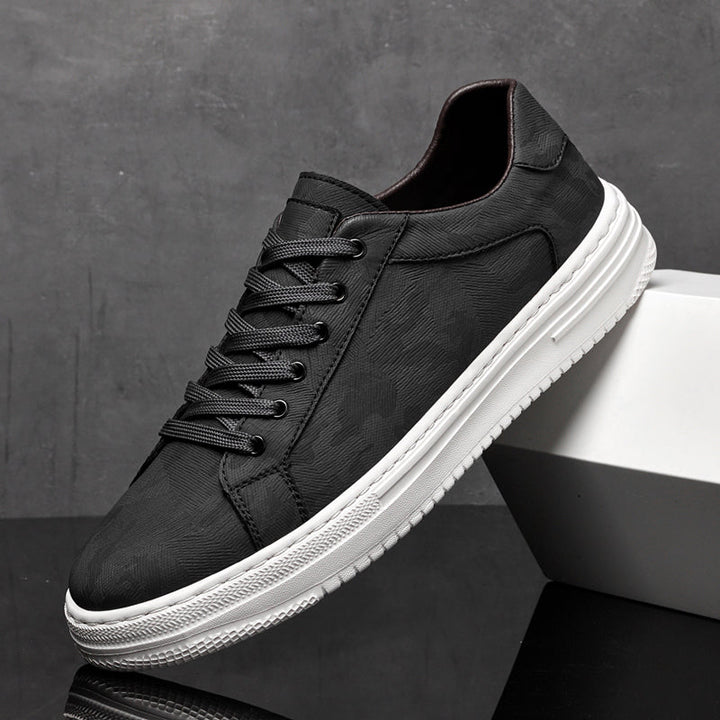 Ludvig | Sneakers Herr med äkta läder och gummisula