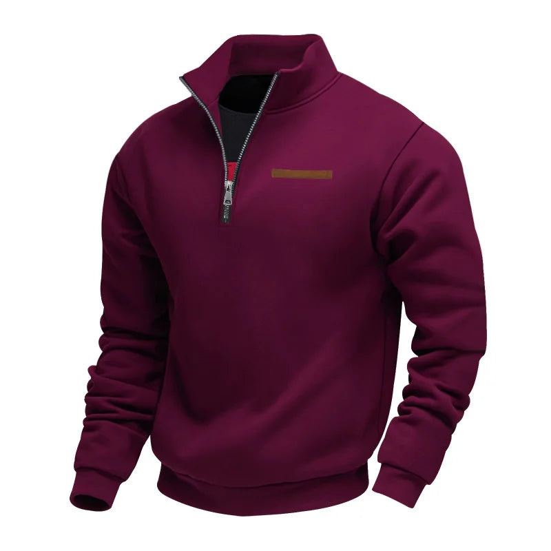Gustav | Sweatshirt herr i fleece för kalla dagar