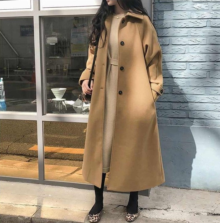 Maja | Lång trenchcoat dam med bälte