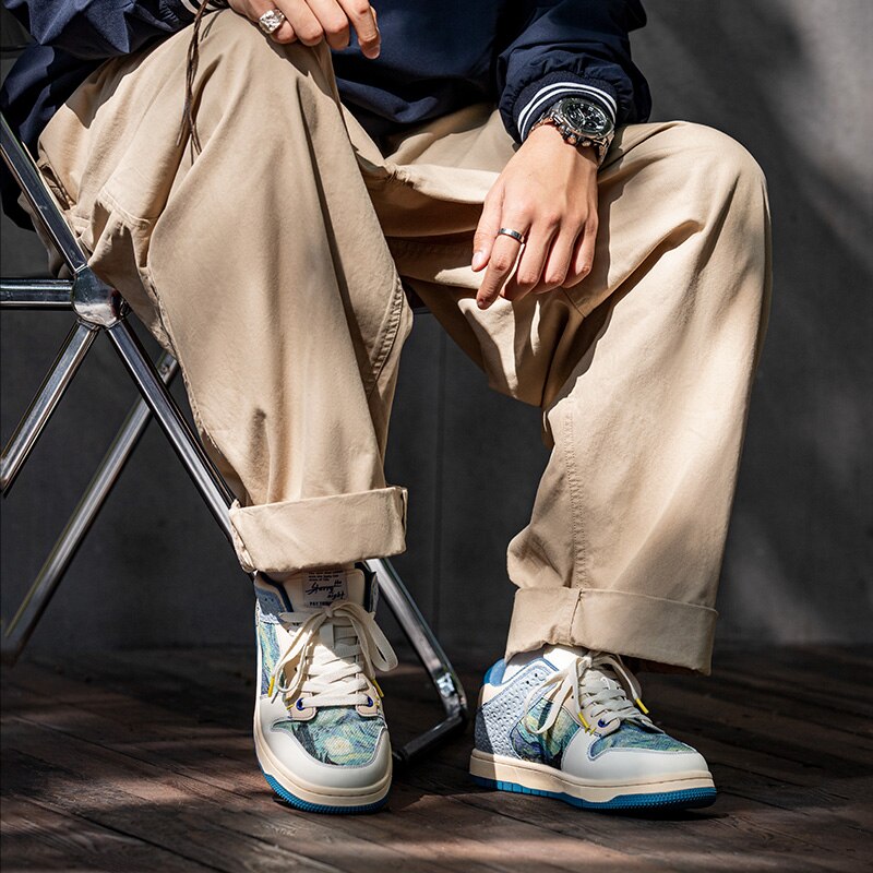Filip | Sneakers Herr med konstinspirerat motiv