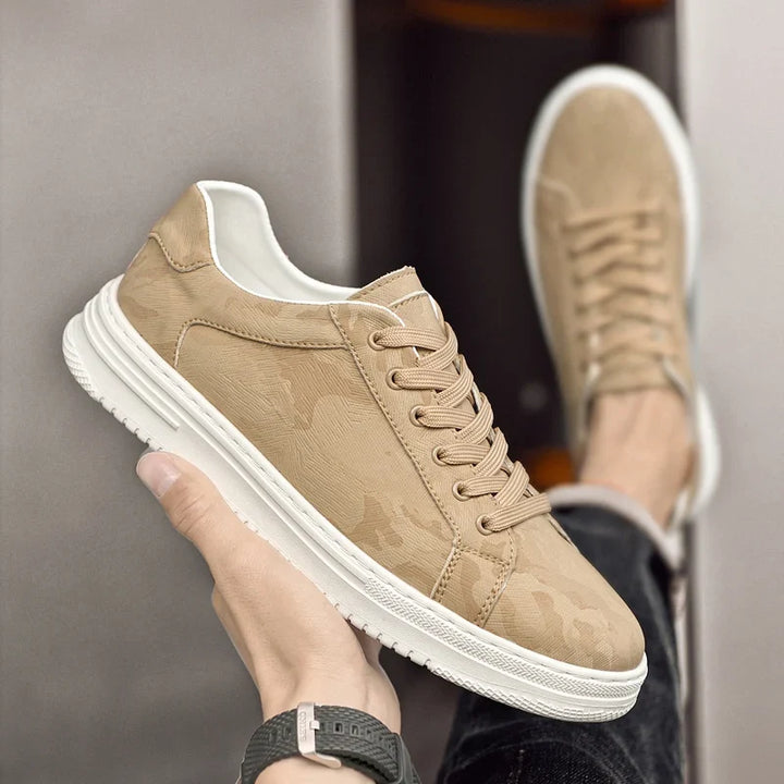 Ludvig | Sneakers Herr med äkta läder och gummisula
