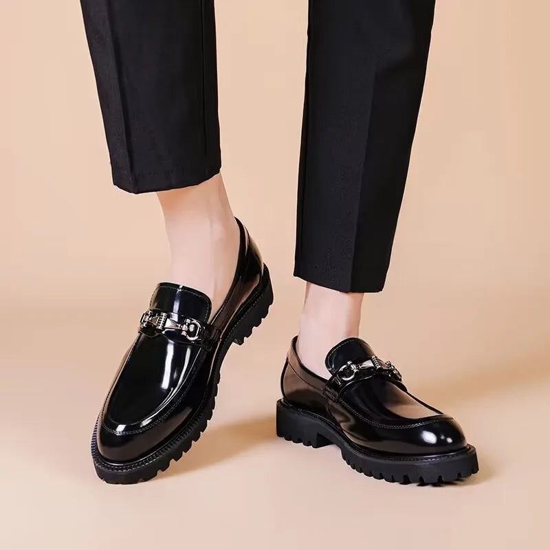 Erik | Loafers Herr i läder med hästbett