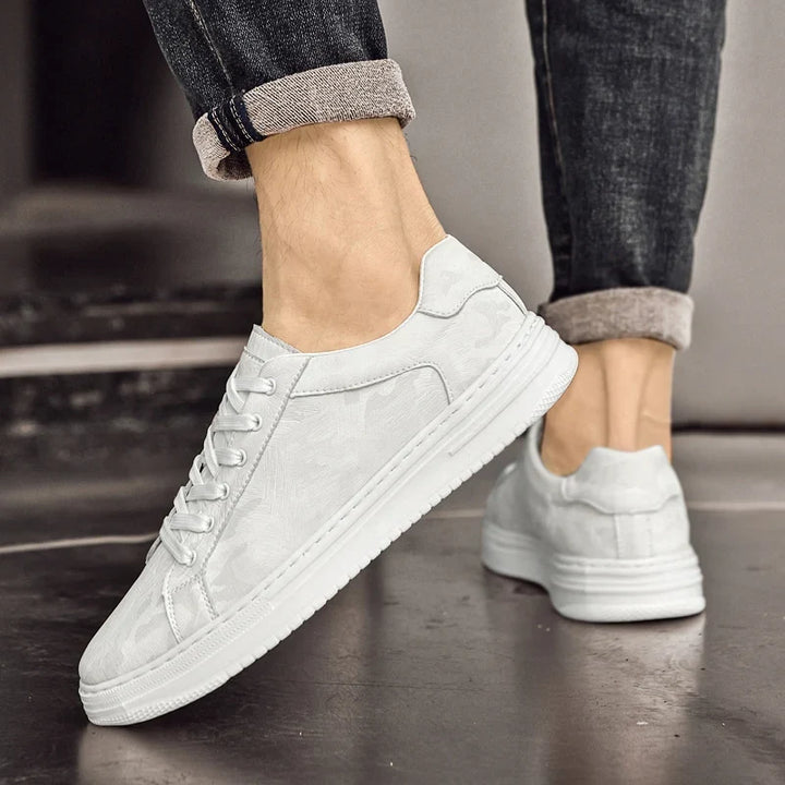 Ludvig | Sneakers Herr med äkta läder och gummisula