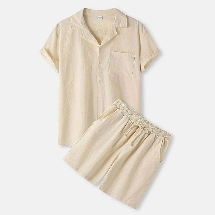 Herrlinneset, skjorta och shorts, sommar