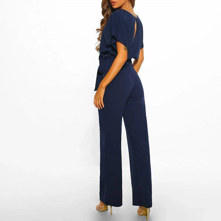 Elegant damjumpsuit med bälte