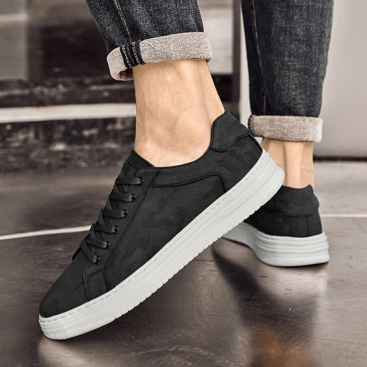 Ludvig | Sneakers Herr med äkta läder och gummisula