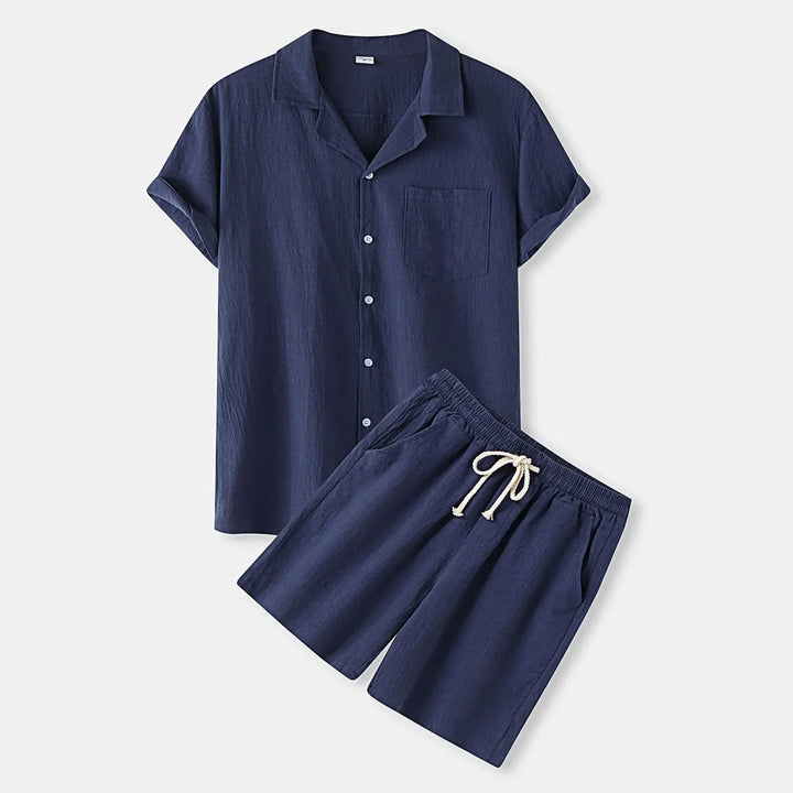 Herrlinneset, skjorta och shorts, sommar