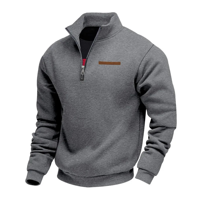 Gustav | Sweatshirt herr i fleece för kalla dagar