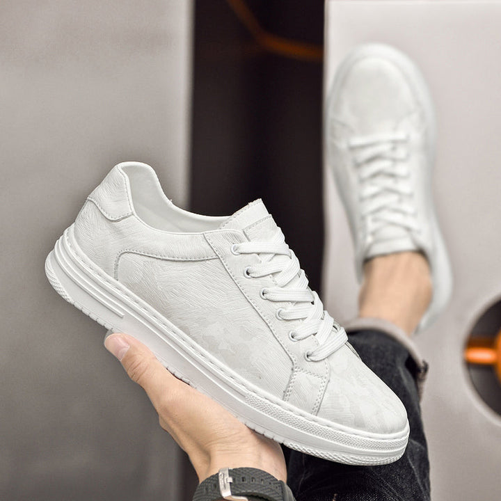 Ludvig | Sneakers Herr med äkta läder och gummisula