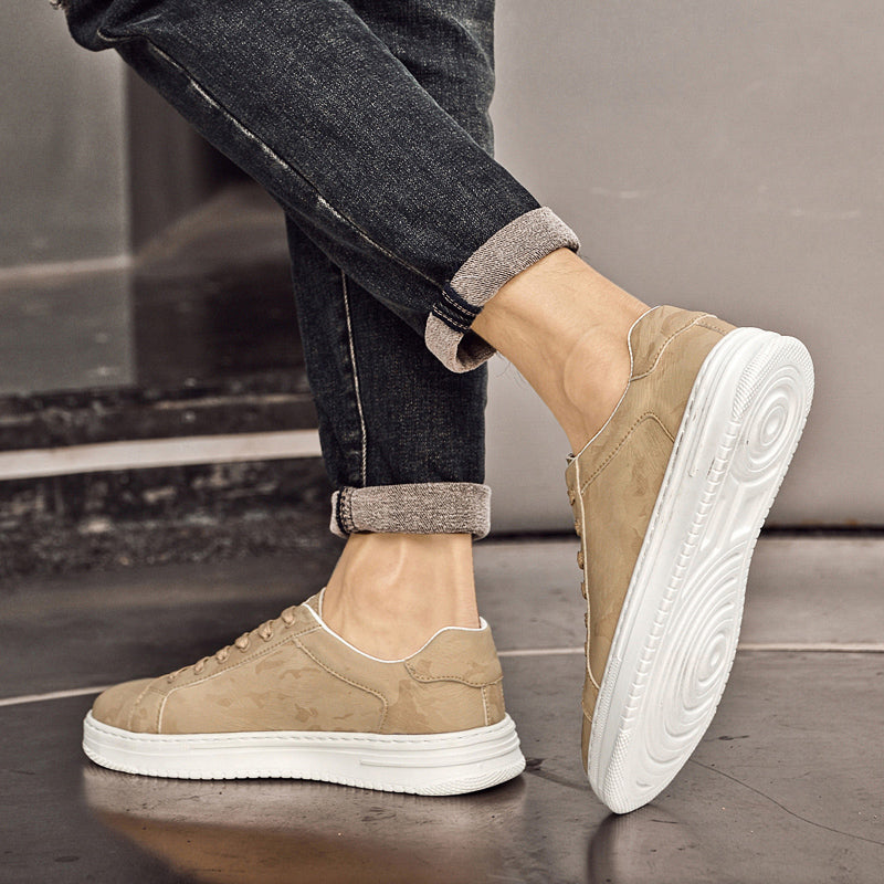 Ludvig | Sneakers Herr med äkta läder och gummisula