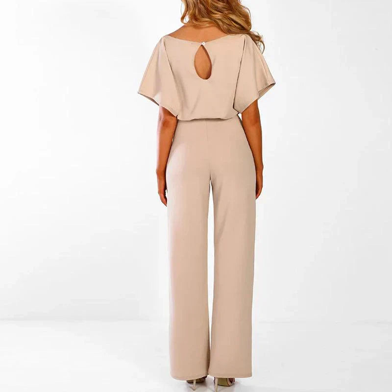 Elegant damjumpsuit med bälte