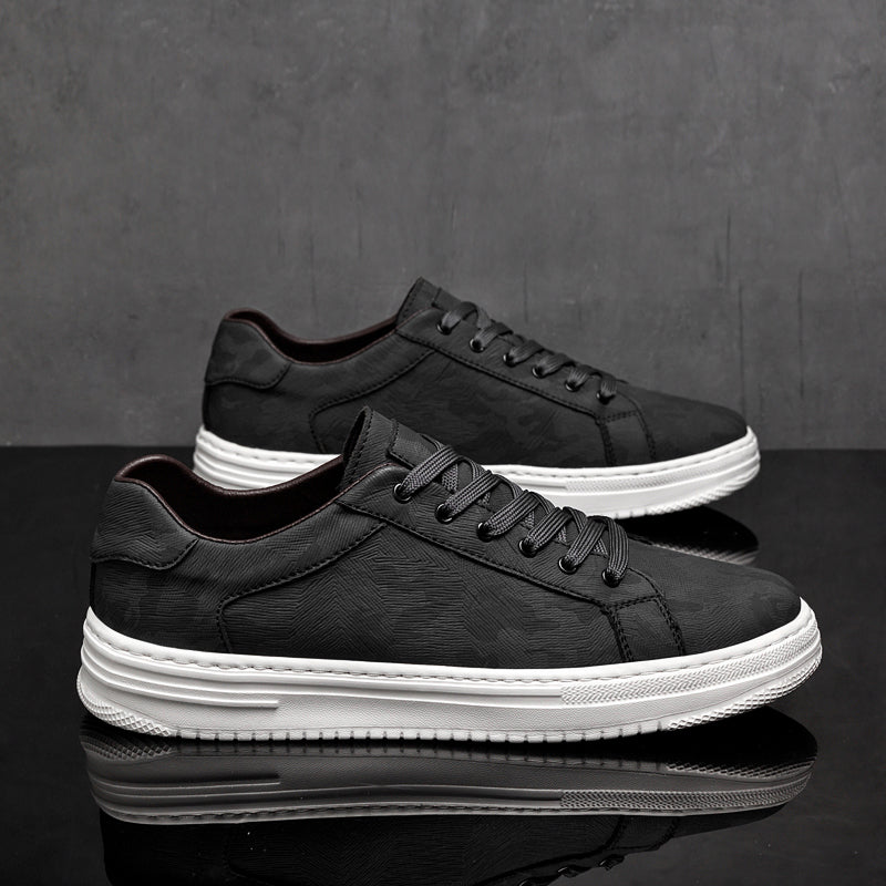Ludvig | Sneakers Herr med äkta läder och gummisula