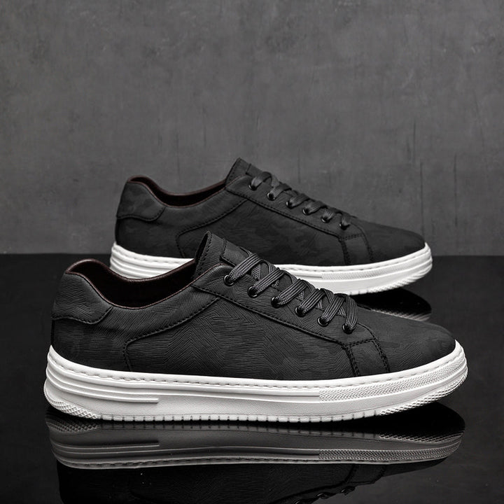 Ludvig | Sneakers Herr med äkta läder och gummisula