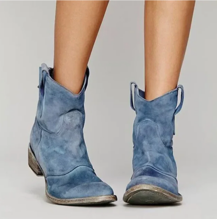 Klara | Westernboots Dam i mocka med rund tå