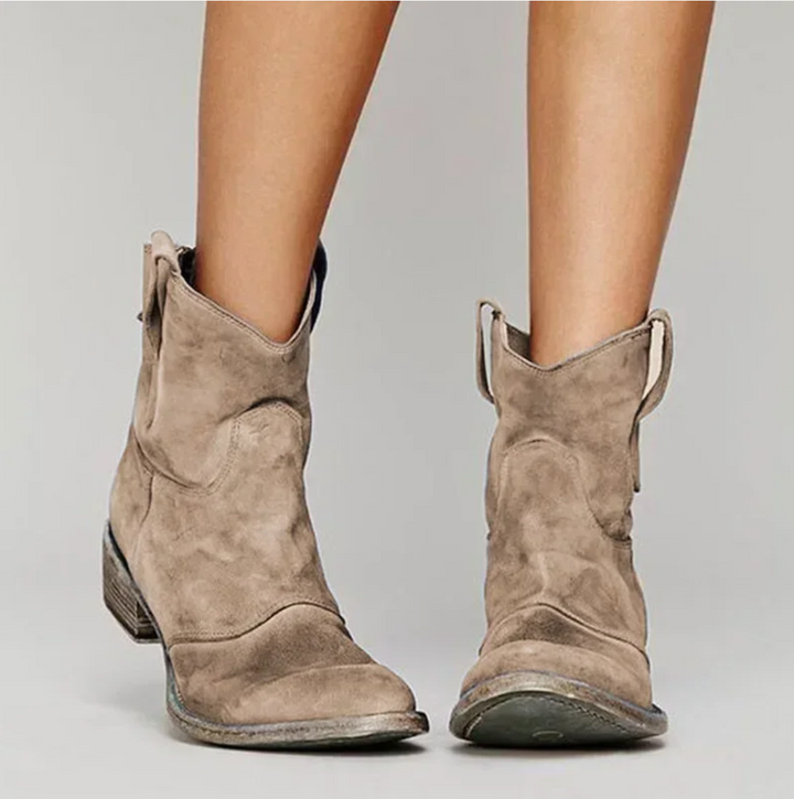 Klara | Westernboots Dam i mocka med rund tå