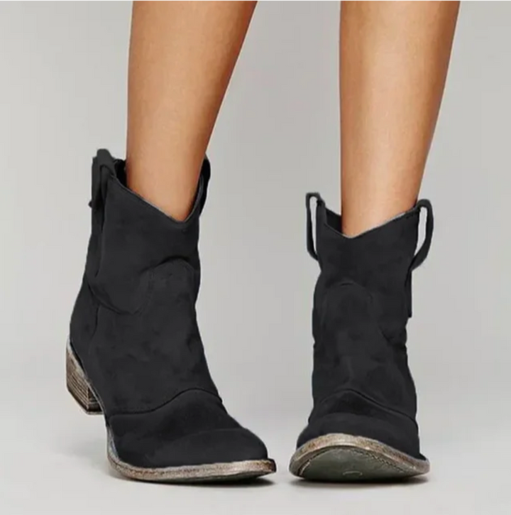 Klara | Westernboots Dam i mocka med rund tå