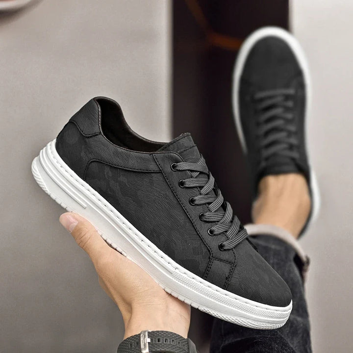 Ludvig | Sneakers Herr med äkta läder och gummisula