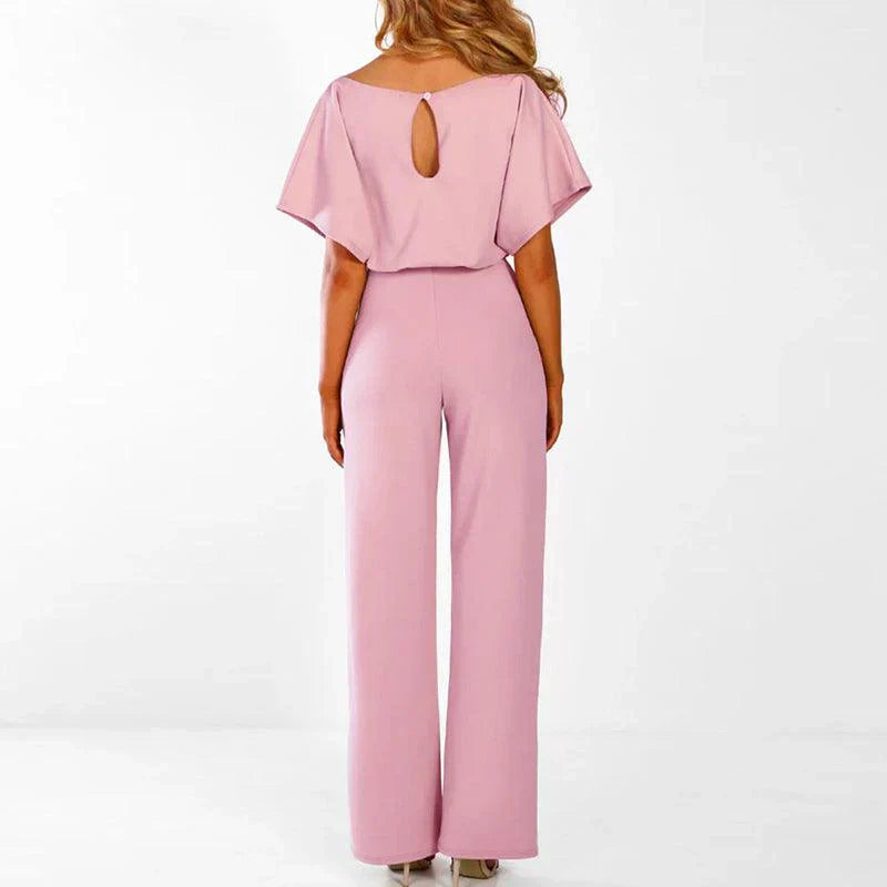 Elegant damjumpsuit med bälte