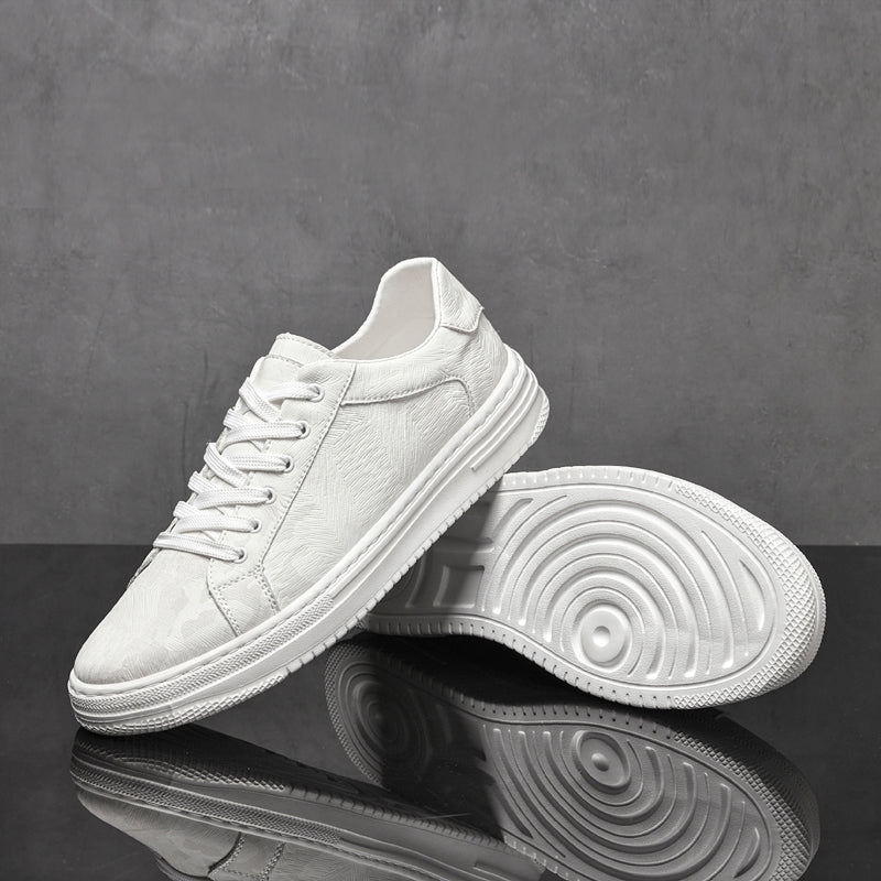 Ludvig | Sneakers Herr med äkta läder och gummisula