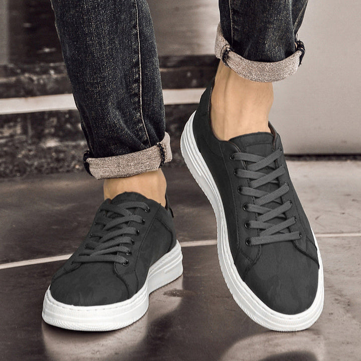 Ludvig | Sneakers Herr med äkta läder och gummisula