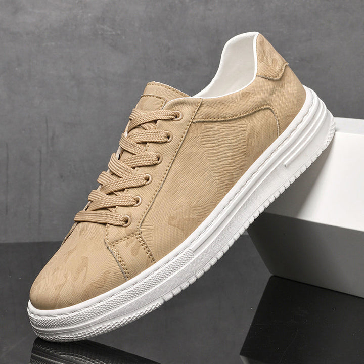 Ludvig | Sneakers Herr med äkta läder och gummisula