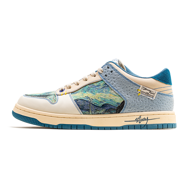 Filip | Sneakers Herr med konstinspirerat motiv