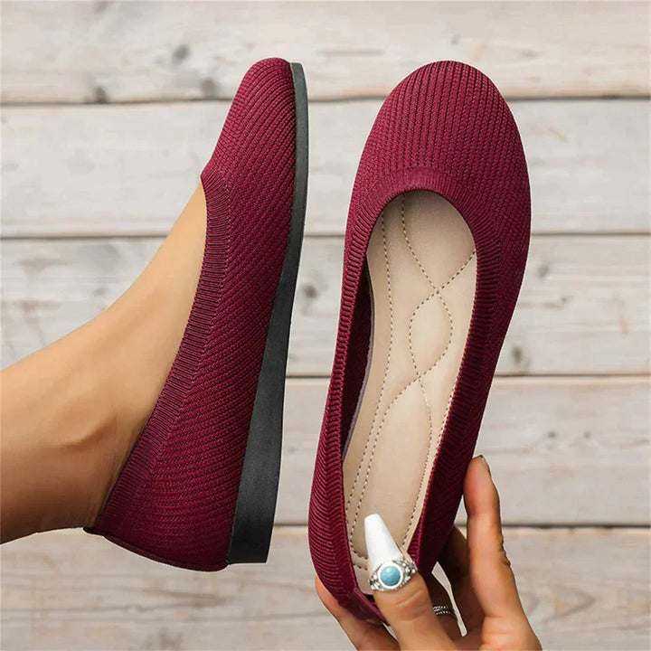 Damskor med slip-on-detaljer