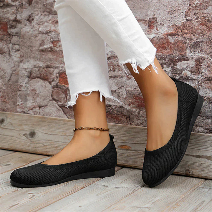 Damskor med slip-on-detaljer