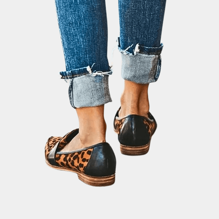 Maja | Loafers Dam i läder med slip-on-design
