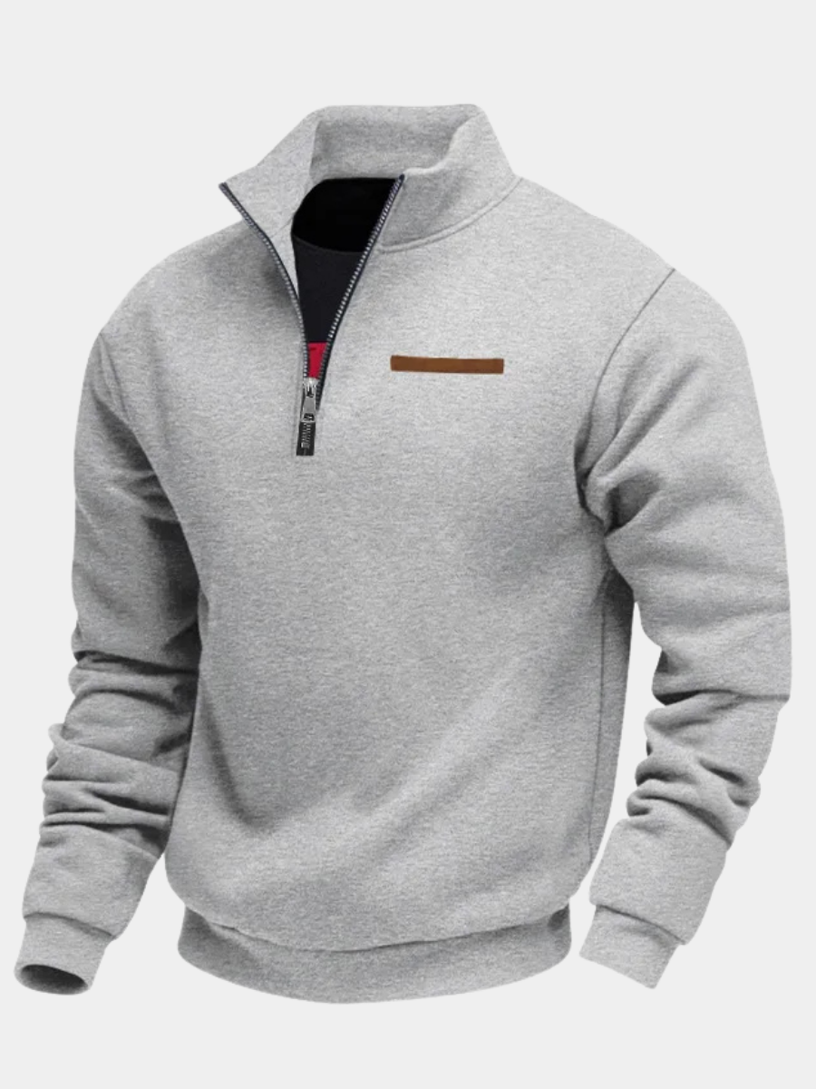 Gustav | Sweatshirt herr i fleece för kalla dagar