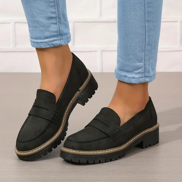 Sigrid | Loafers Dam med platåsula och kraftig sula