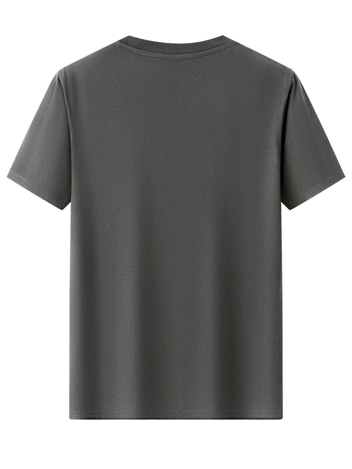 Anders | T-shirt Herr med vintage tryck och rund hals