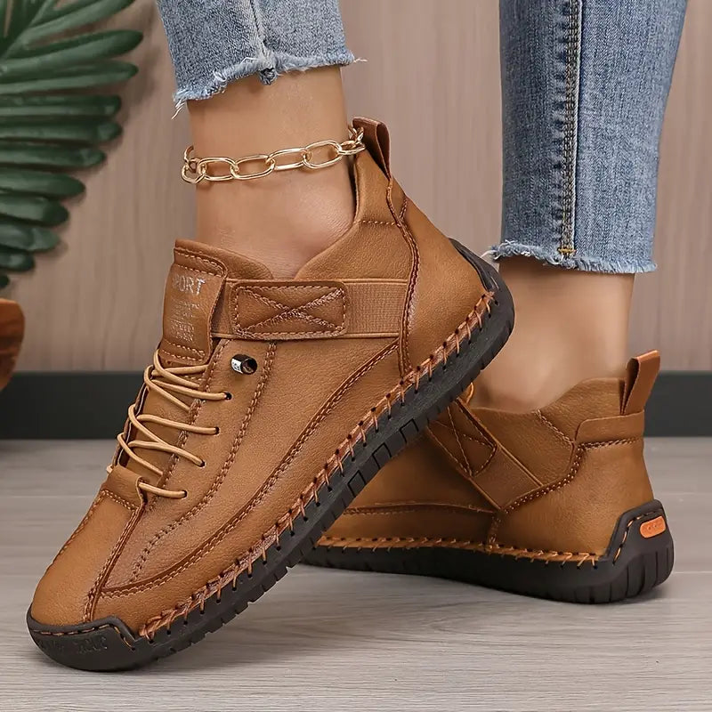 Ortopediska sneakers med snörning för vardagsbruk
