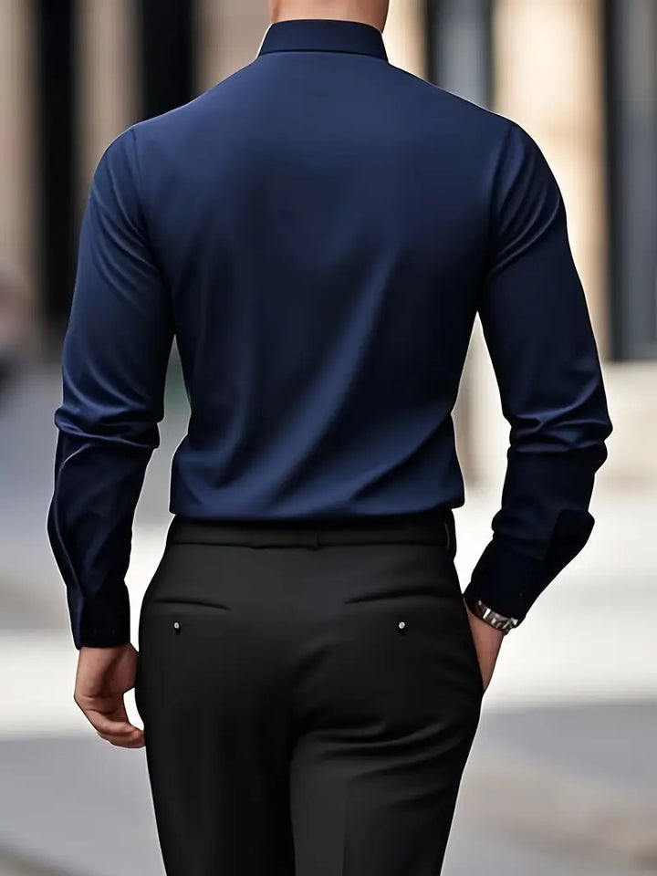 Magnus | Skjorta Herr Långärmad Slim Fit