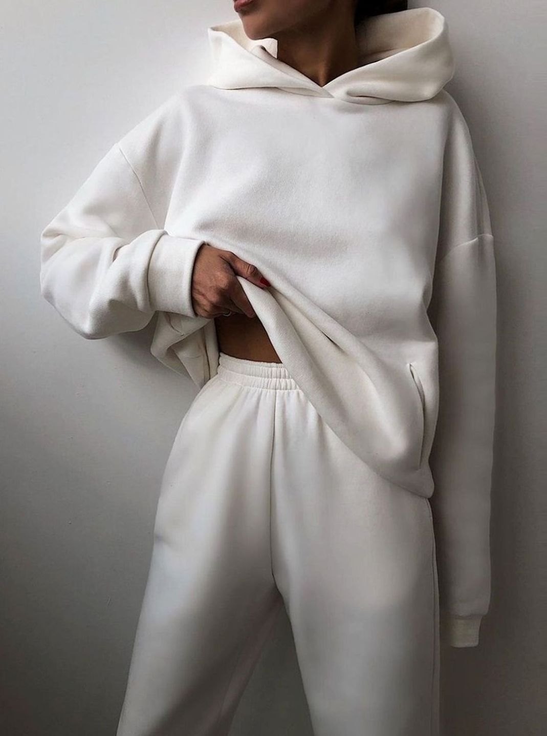 Ylva | Träningsset Dam med oversized hoodie och joggingbyxor