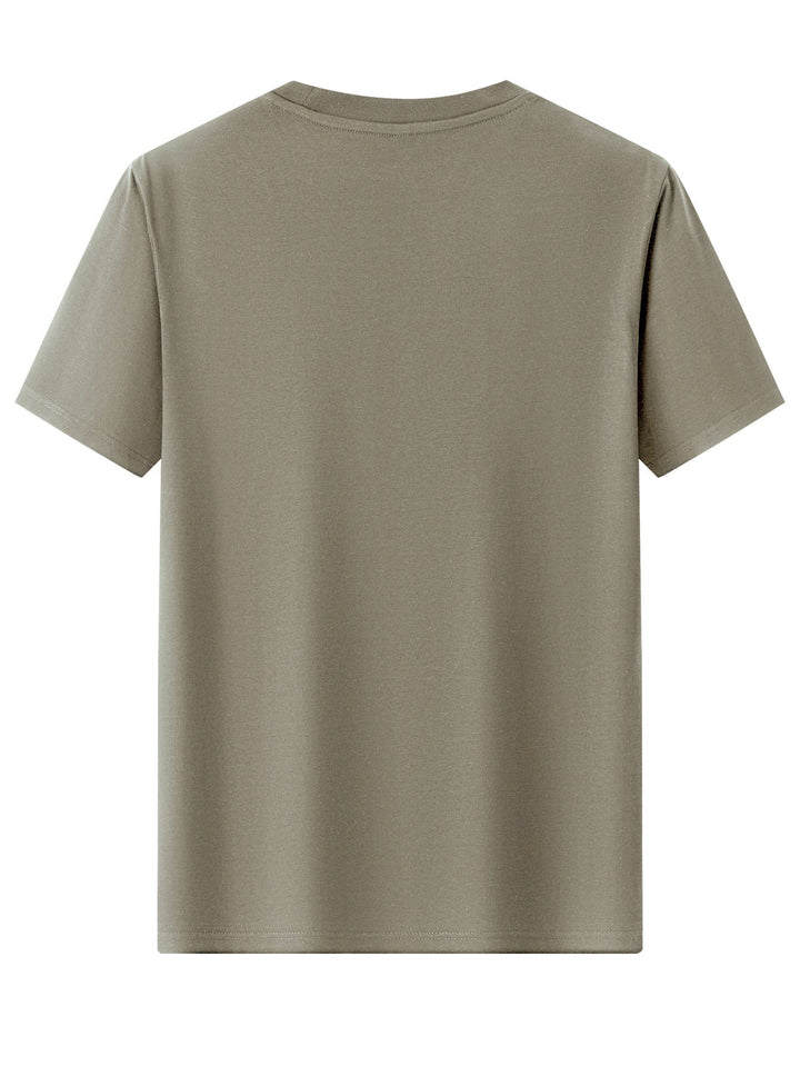 Anders | T-shirt Herr med vintage tryck och rund hals