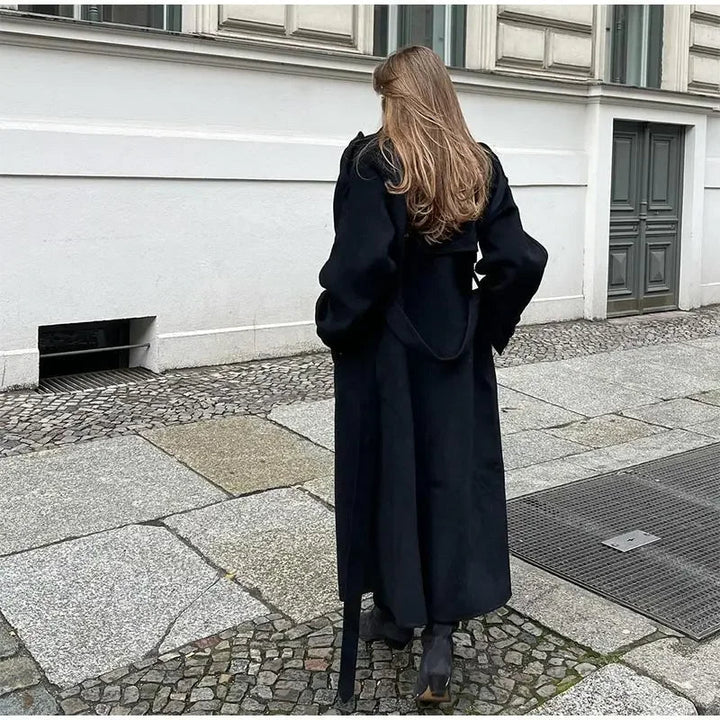 Frida | Trenchcoat Dam dubbelknäppt med skärp