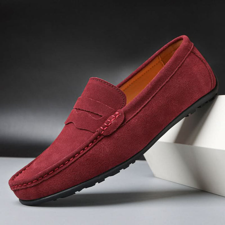 Ebba | Mockaloafers herr med slip-on-design och gummisula