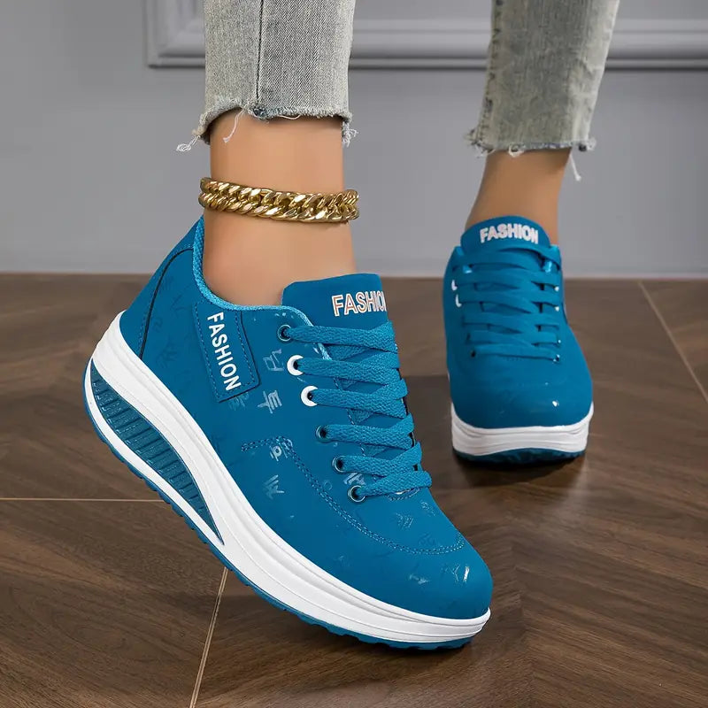 Ortopediska flexsneakers med halkfri mesh för damer