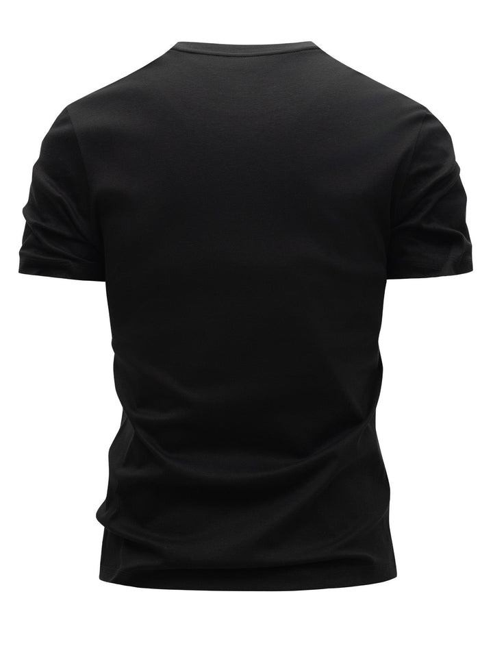 Anders | T-shirt Herr med vintage tryck och rund hals