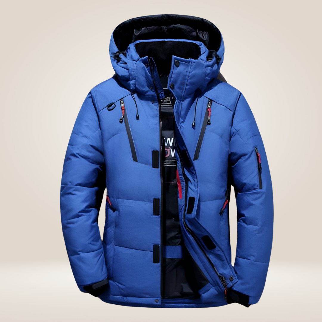 Nils | Vinterjacka Herr parka med fleecefoder