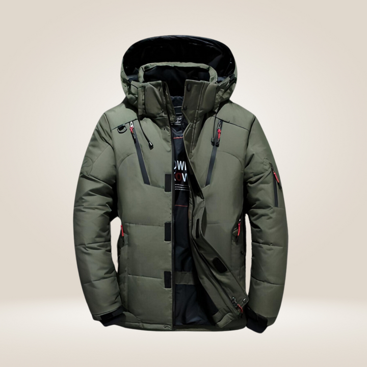 Nils | Vinterjacka Herr parka med fleecefoder