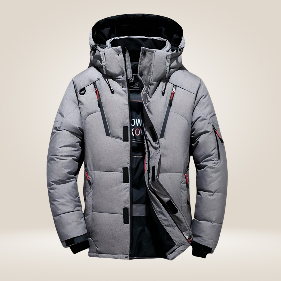Nils | Vinterjacka Herr parka med fleecefoder