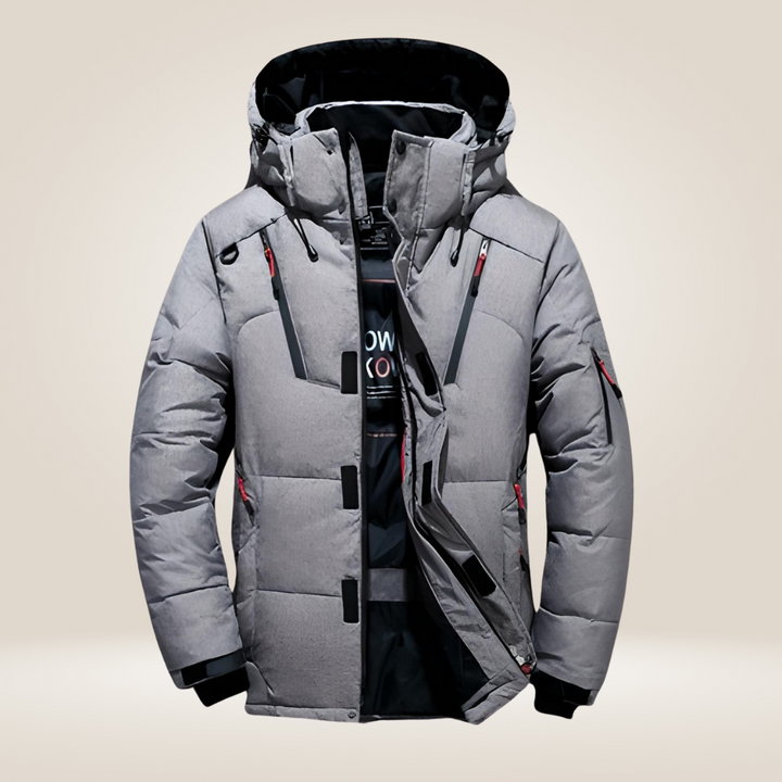 Nils | Vinterjacka Herr parka med fleecefoder