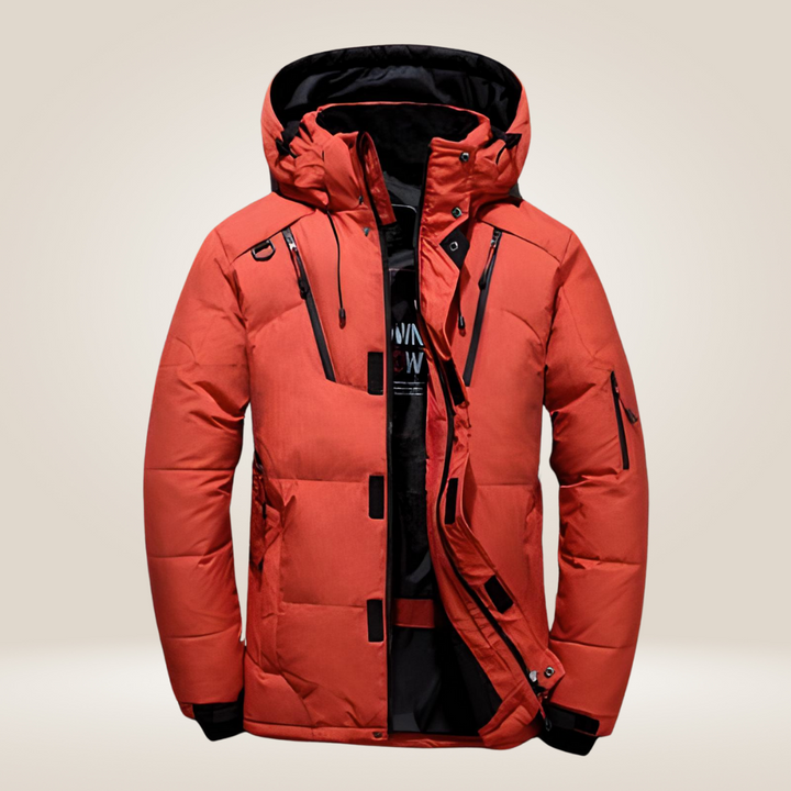 Nils | Vinterjacka Herr parka med fleecefoder