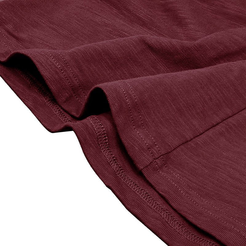 Klassisk långärmad henley-t-shirt för män