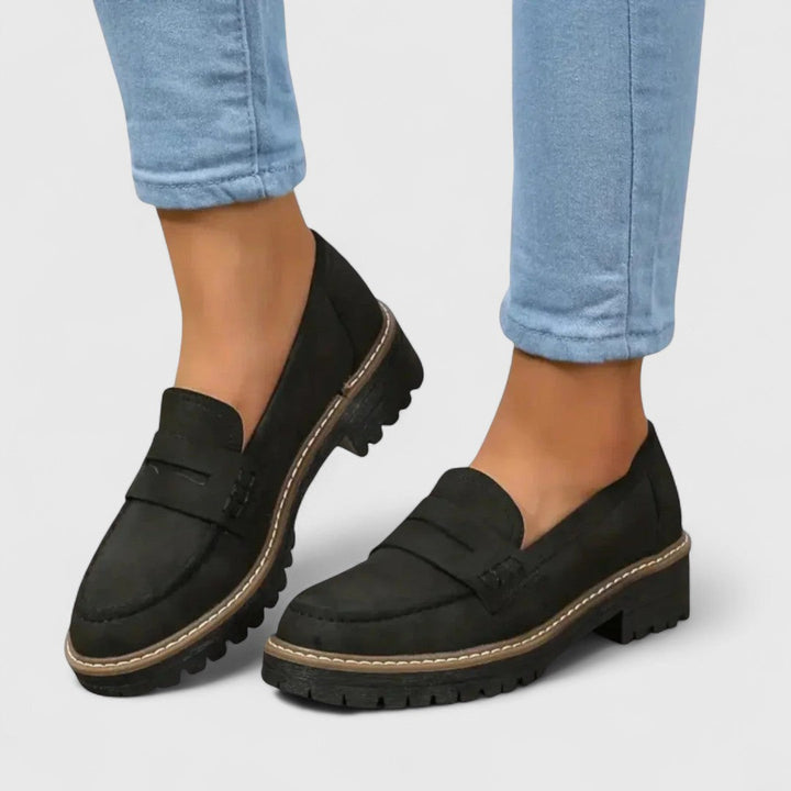 Ortopediska slip-on mockasiner för kvinnor