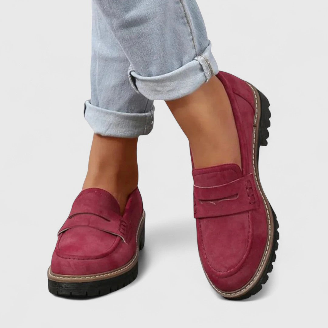 Komfort slip-on mockasiner