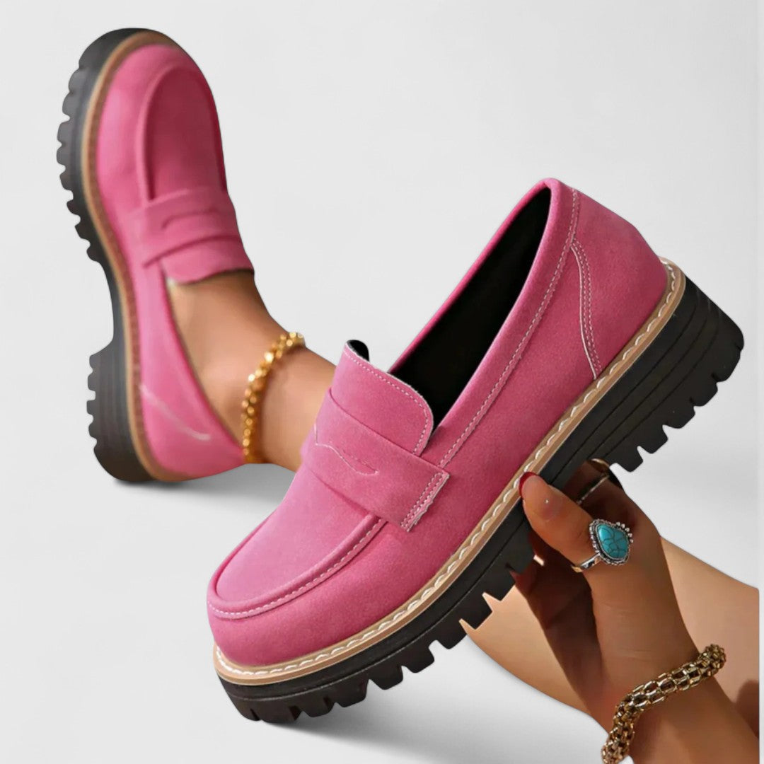 Ortopediska slip-on mockasiner för kvinnor
